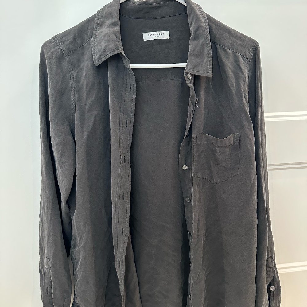 Equipment button up blouse